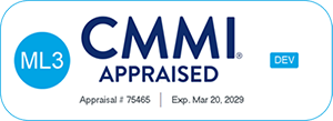 cmmi appraised, ml3, dev, appraisal #75465, exp march 20, 2029